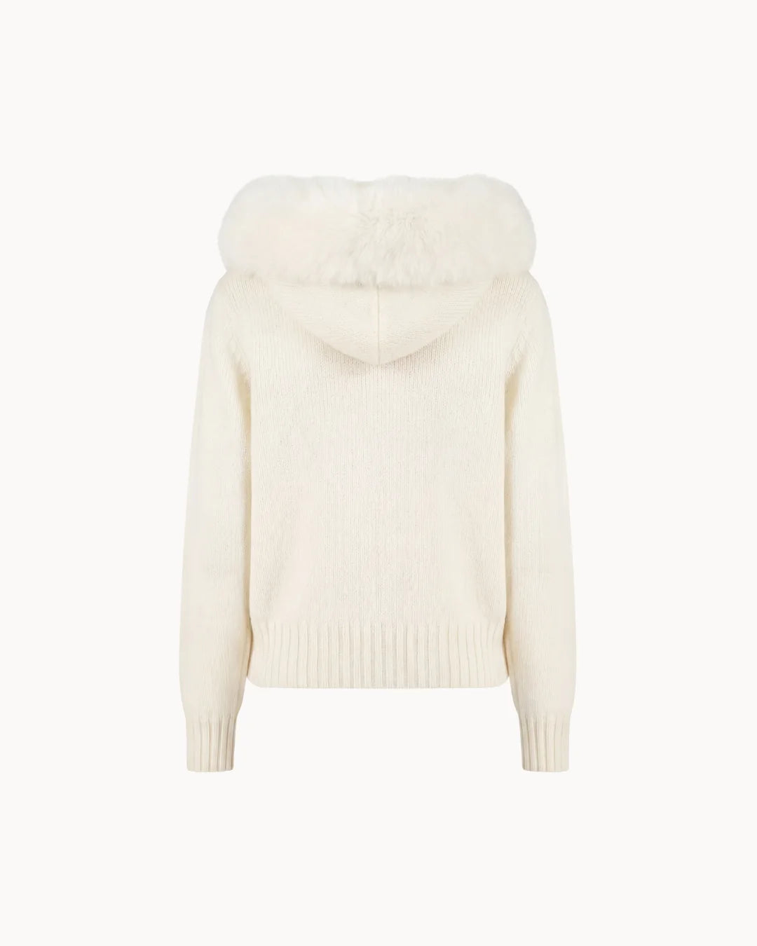 Faux Fur Jacket - White