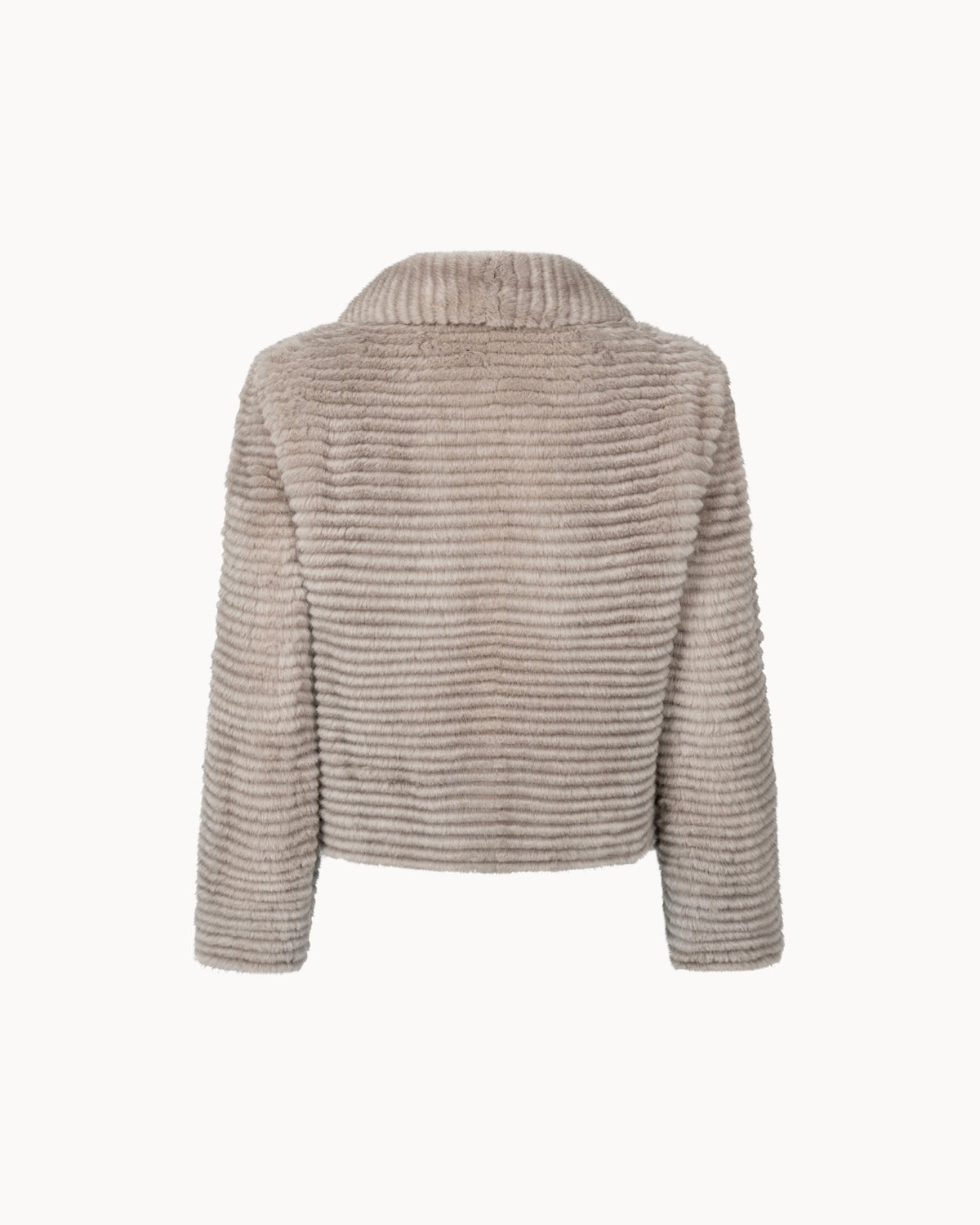 Elowen Mink Fur Jacket - Taupe