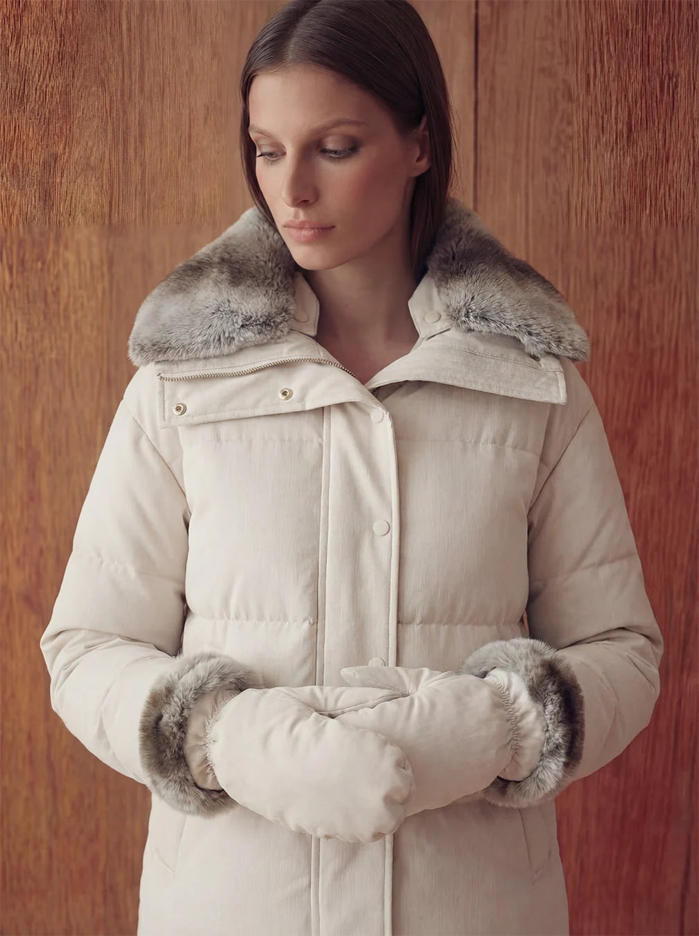 Rex Fur Padded Bomber