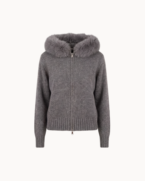 Fur Jacket - Gray