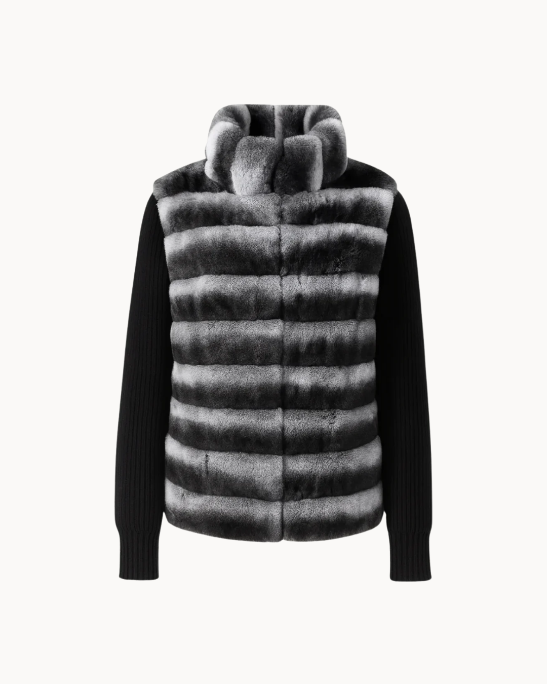 Aspen Fur Jacket - Black