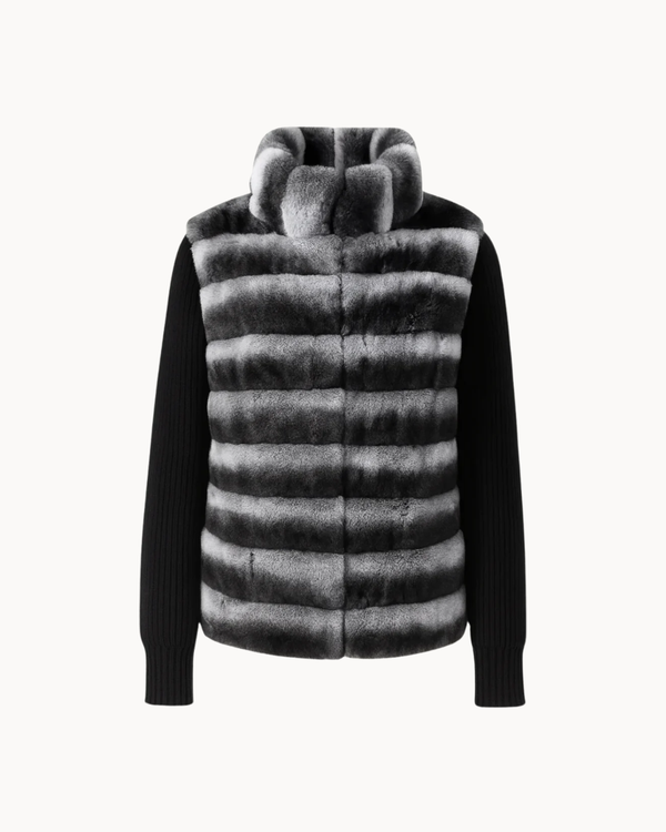 Aspen Fur Jacket - Black