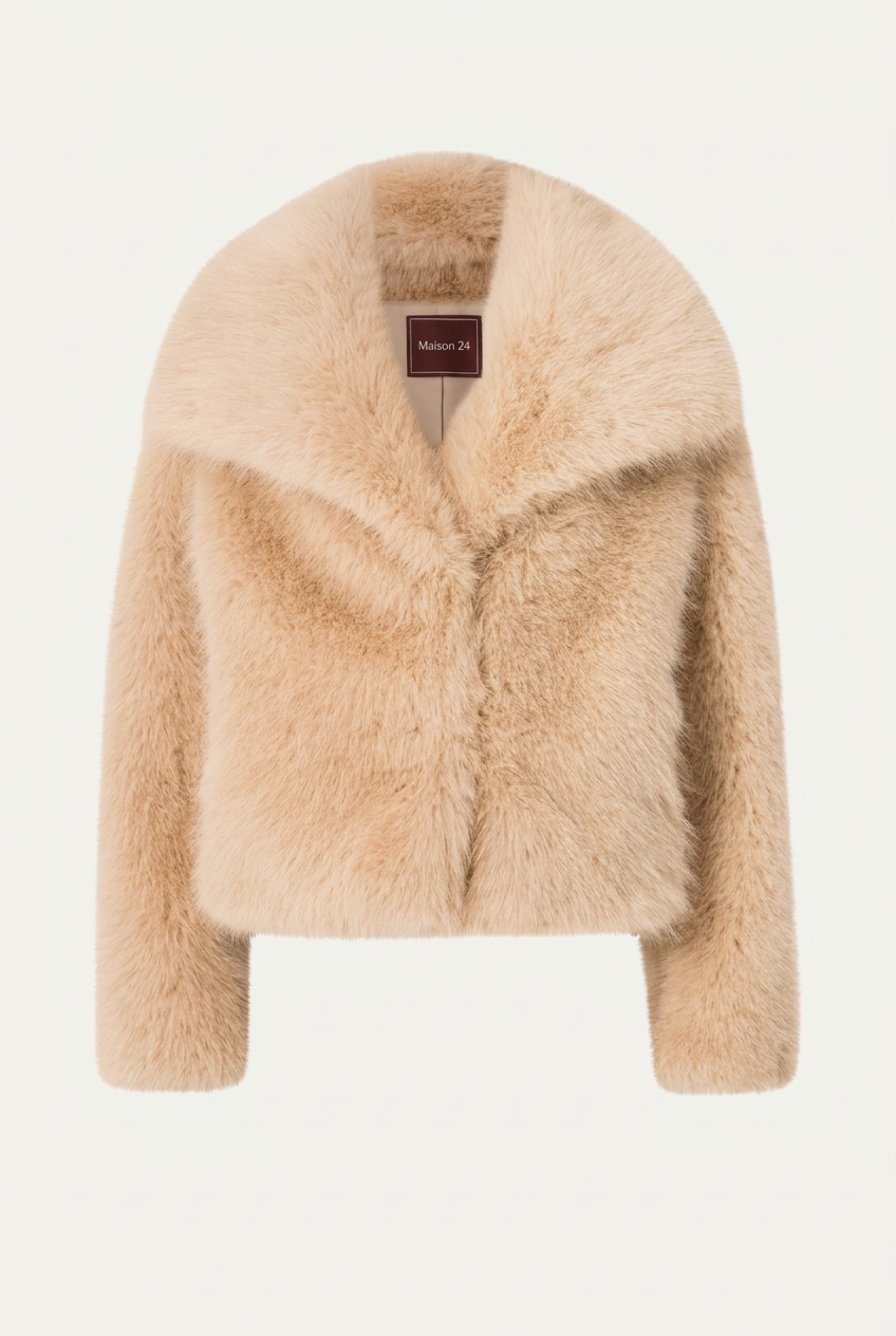 Ophelia Faux Fur Jacket - White