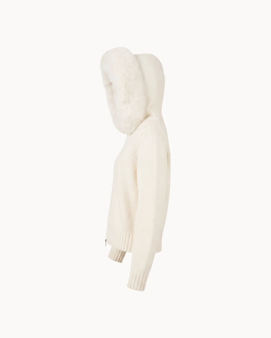 Faux Fur Jacket - White