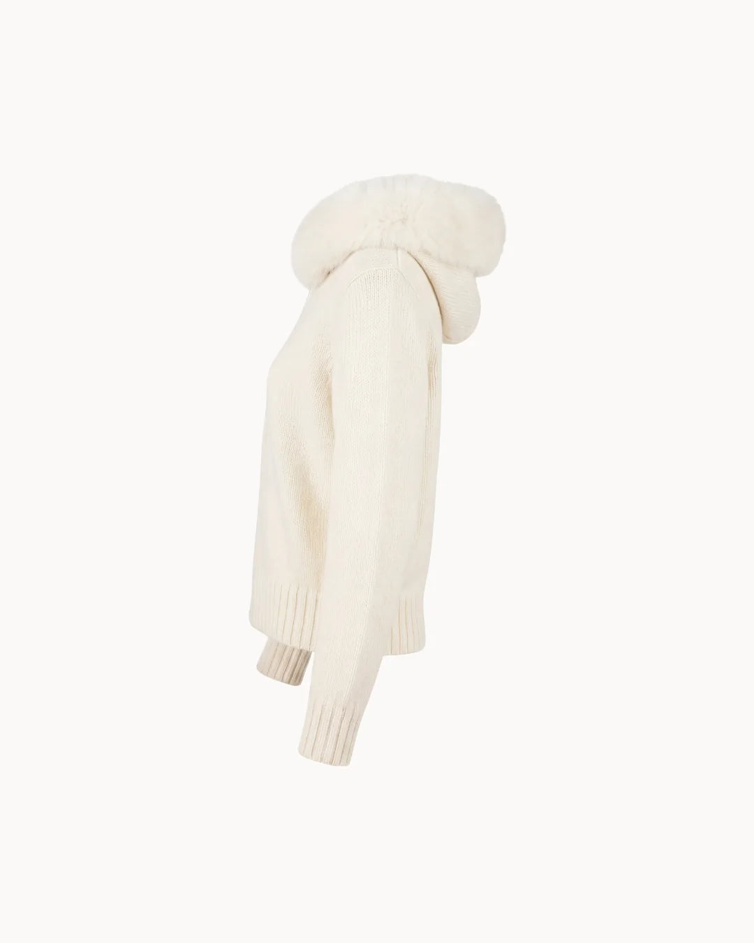 Faux Fur Jacket - White
