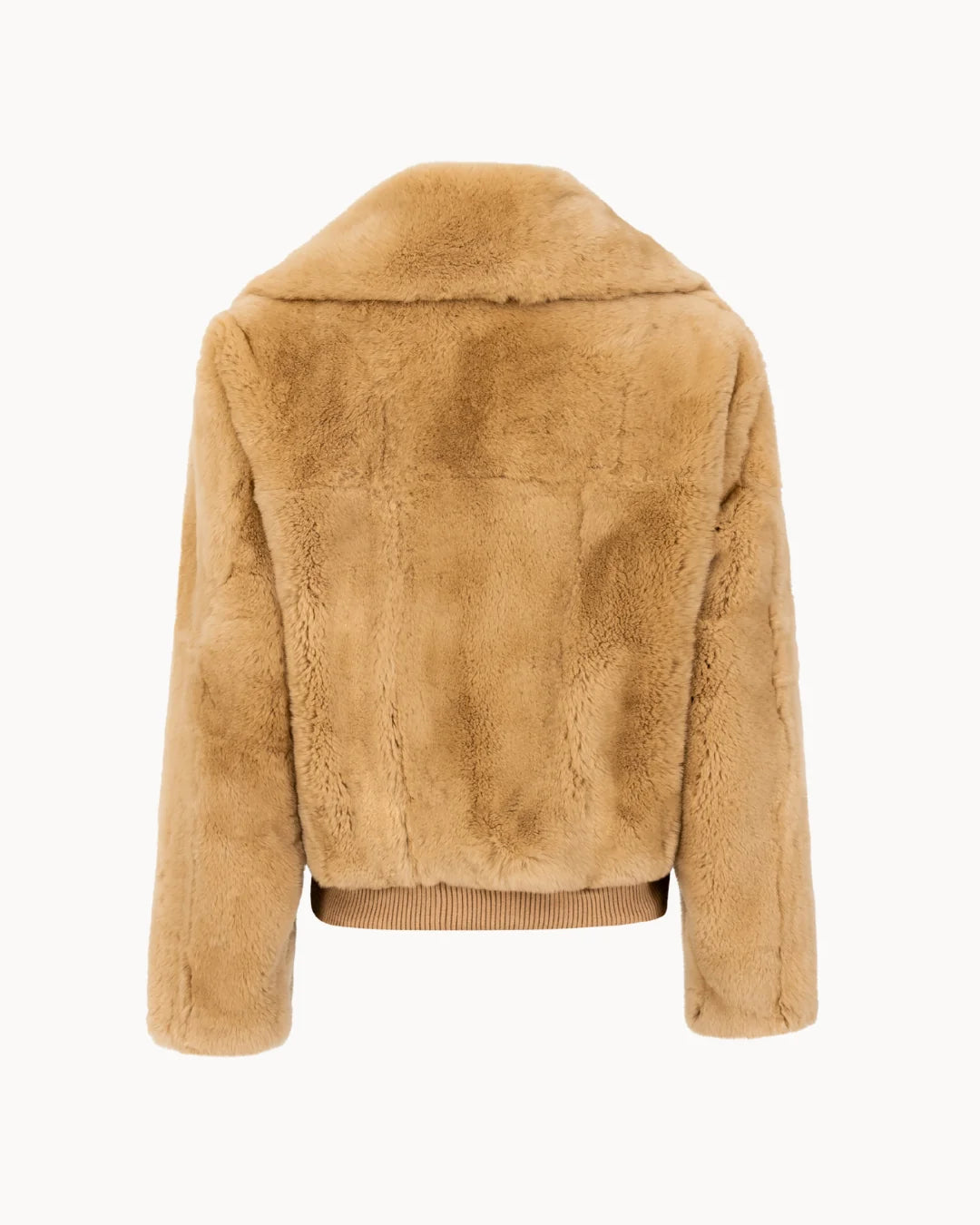 The Livia Rex Fur Jacket - Camel