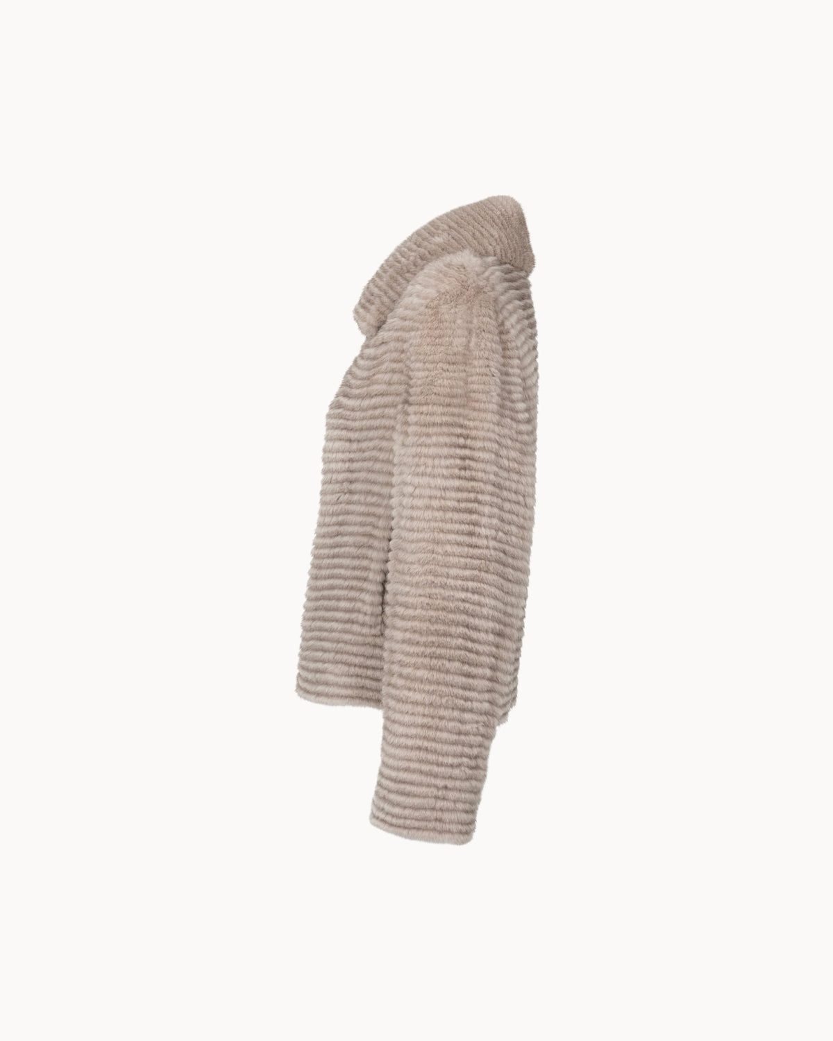 Elowen Mink Fur Jacket - Taupe