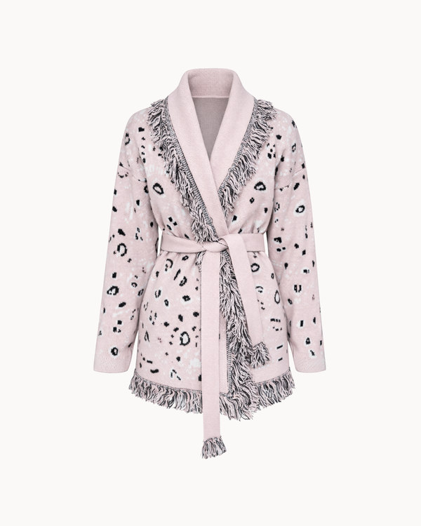 Montana Knit Coat - Soft Pink