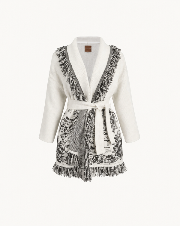 Montana Knit Coat - White